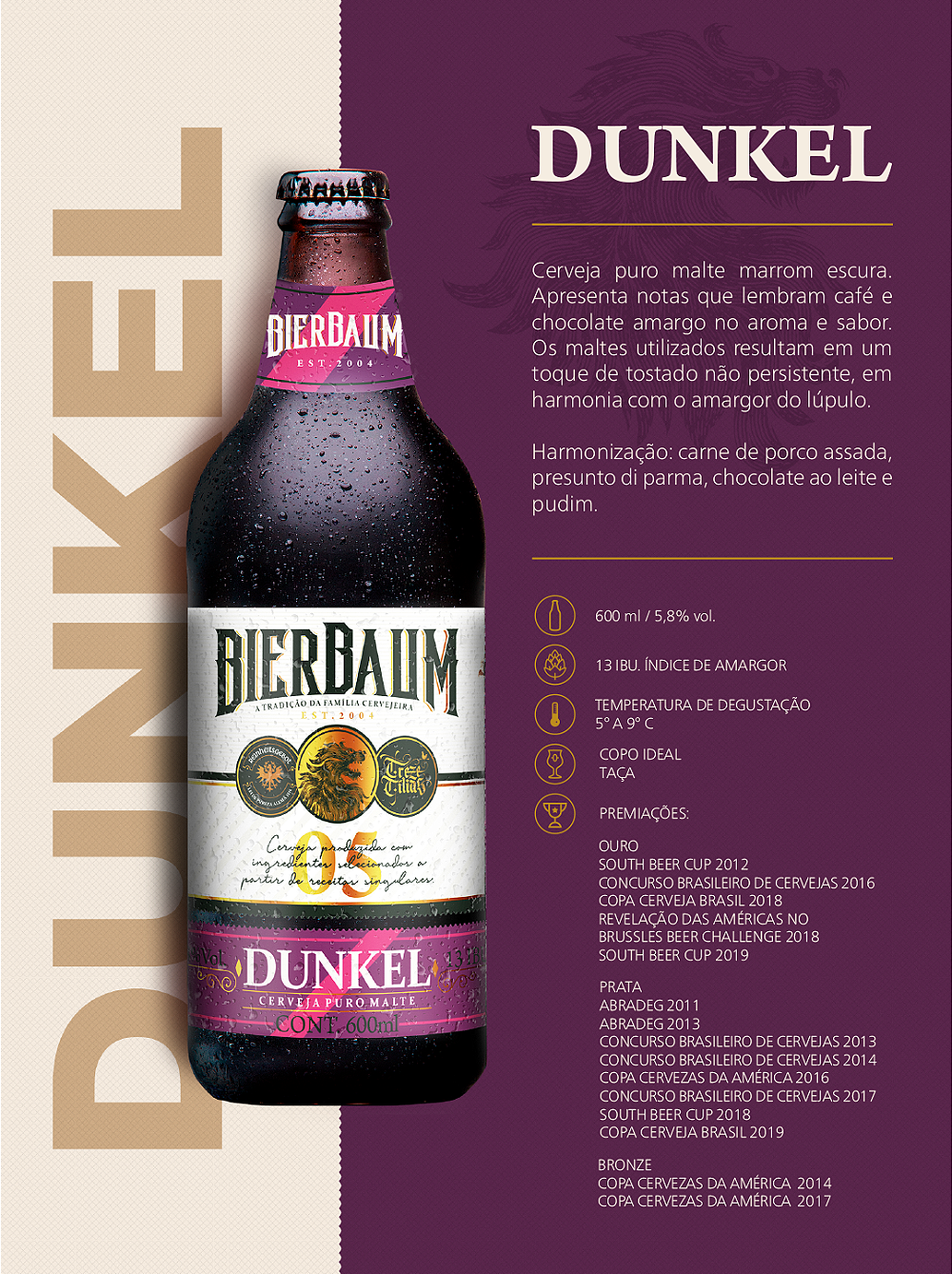 Cerveja Bierbaum Dunkel